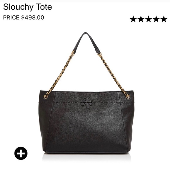 Tory Burch Handbags - Tory Burch 🖤 McGraw Chain Slouchy Tote